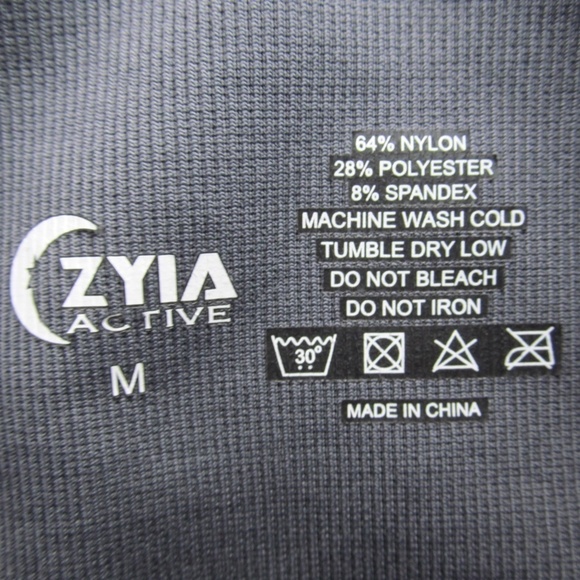 Zyia Camo Seamless Leggings Gray Women's Size M - Picture 10 of 10